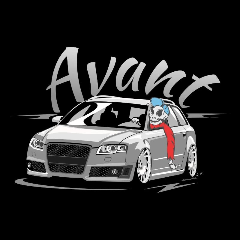 RS4 B7 A4 low style skulldriver tuning car avant
