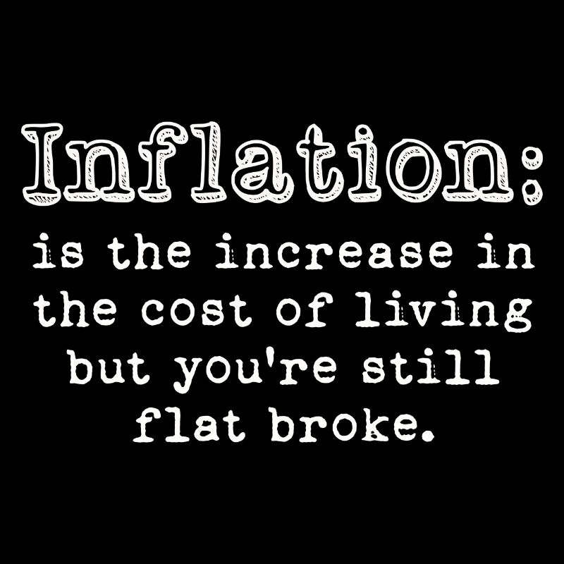 Inflation=Augmentation du coût de la vie Faillite