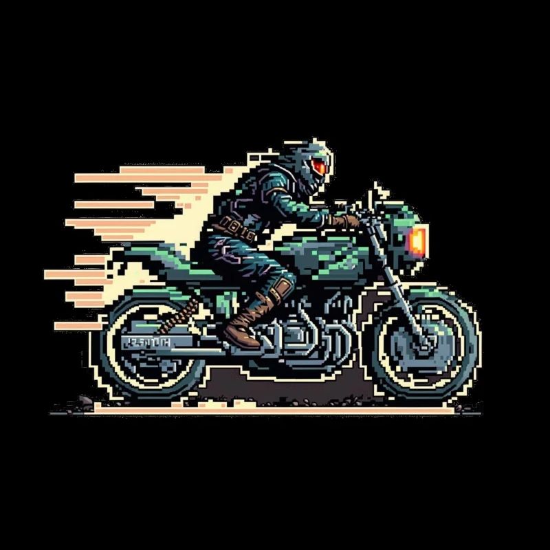 8-bit Motorrad