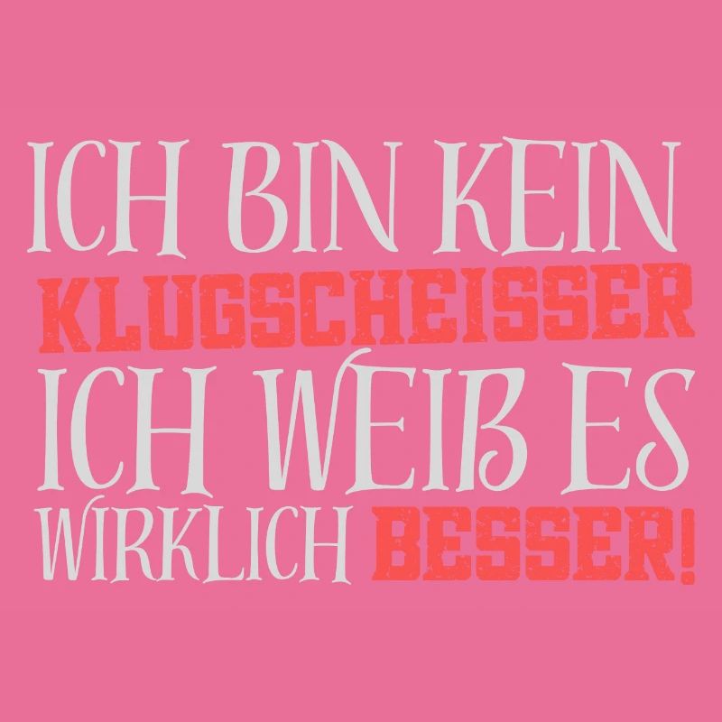 Ich bin kein Klugscheißer
