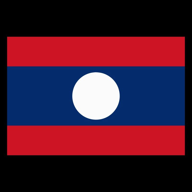 Laos flag / Drapeau Laos