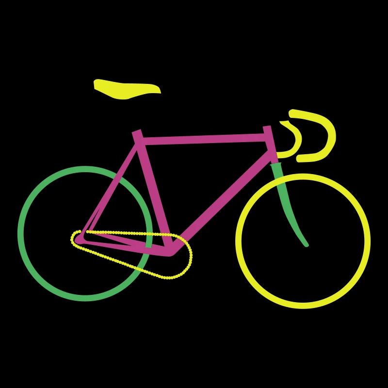 Fixie vélo de couleur