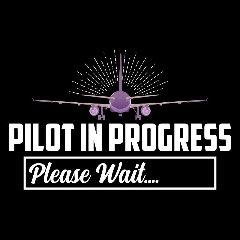 Pilot In Progress Please Wait.... Airline Aviation
