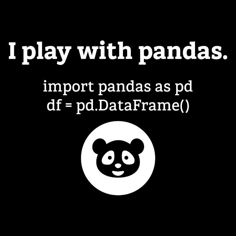 Pandas Datenwissenschaft Informatik Geschenk