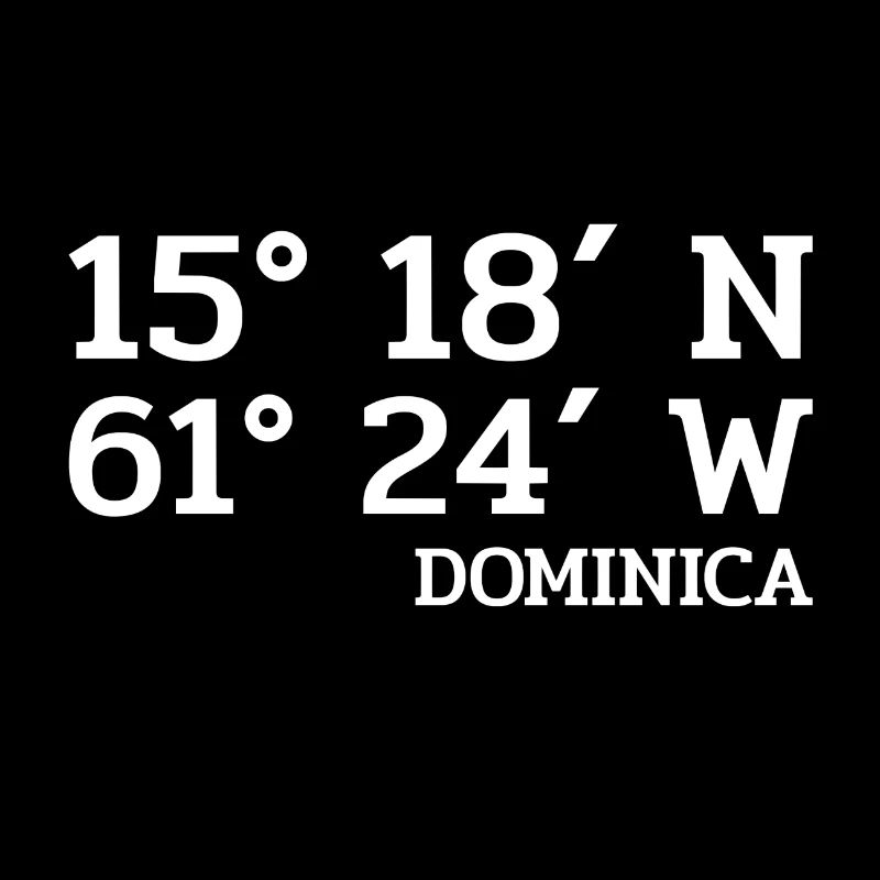 Dominica Coordinates - Coordinates - Caribbean