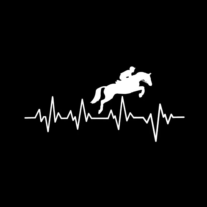 Idée cadeau de cheval de saut d'obstacles Heartbeat