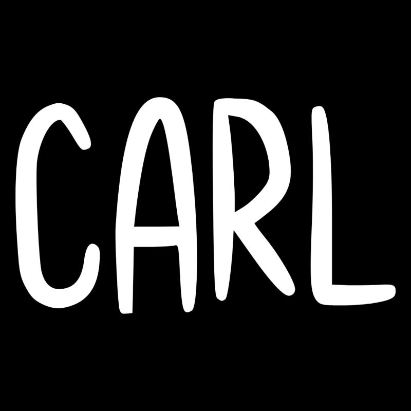Carl Custom Name Font Text Birthday