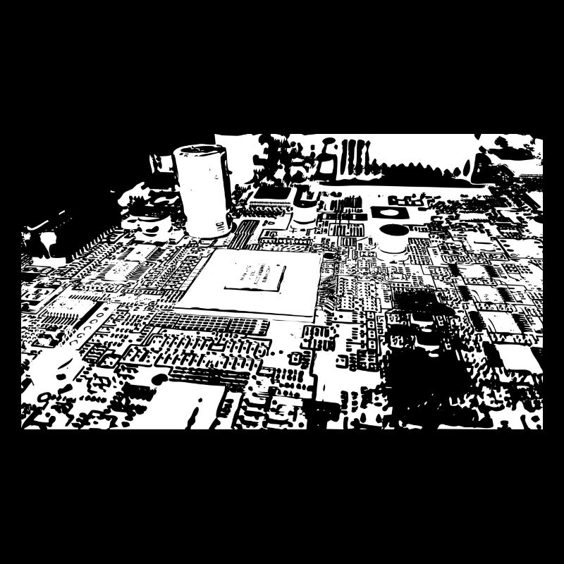 Platine Weiß