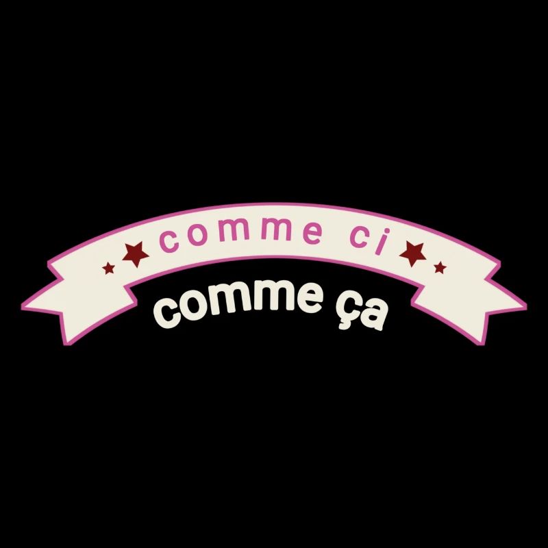 comme ci comme ça lockeres Frankreich