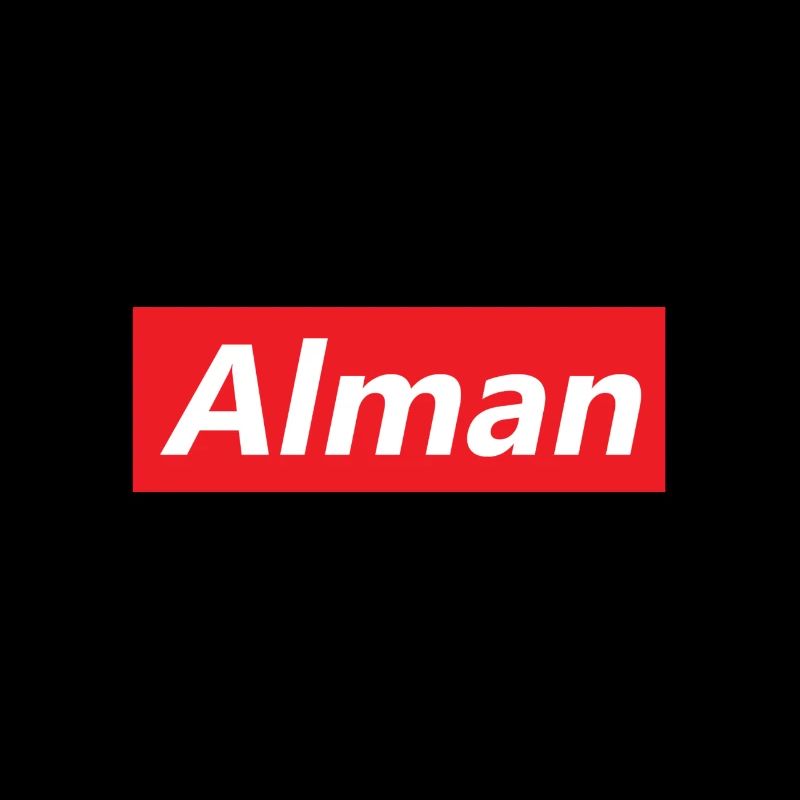 Rotes Rechteck Alman Stil