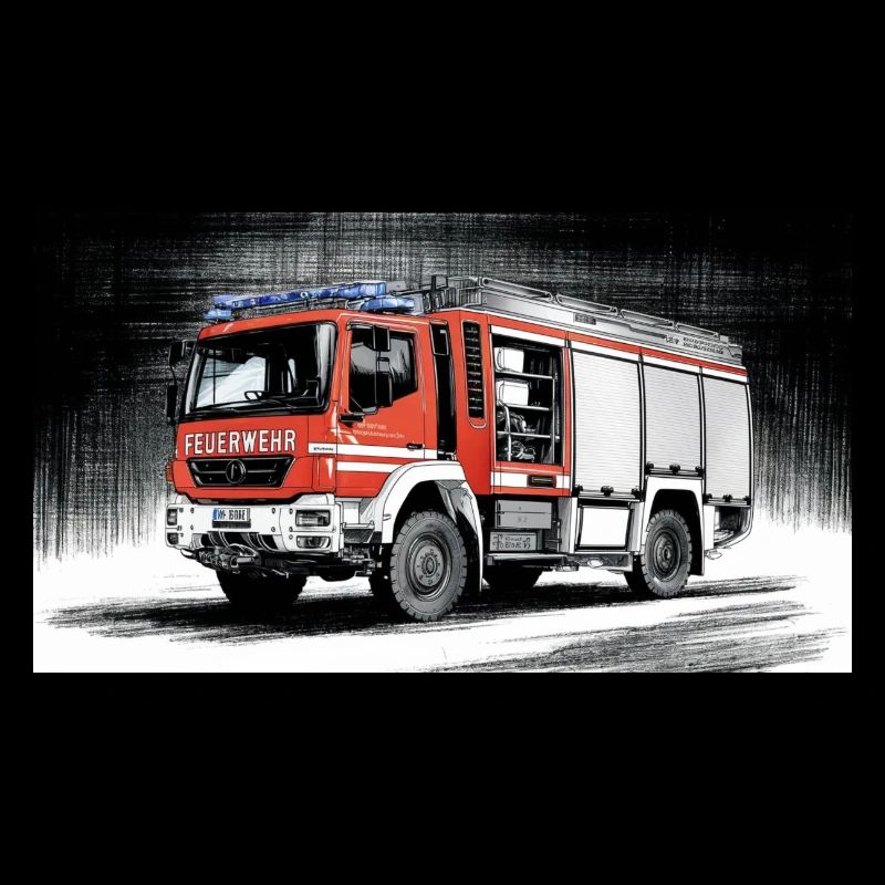 Camion de pompiers