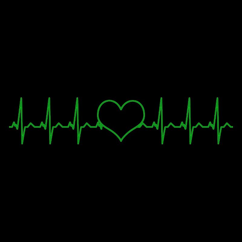 Elektrokardiogramm in der Liebe