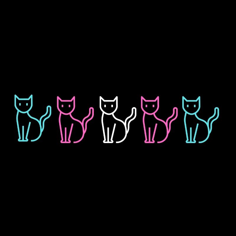 Subtle trans Pride Cats, transgender Cats