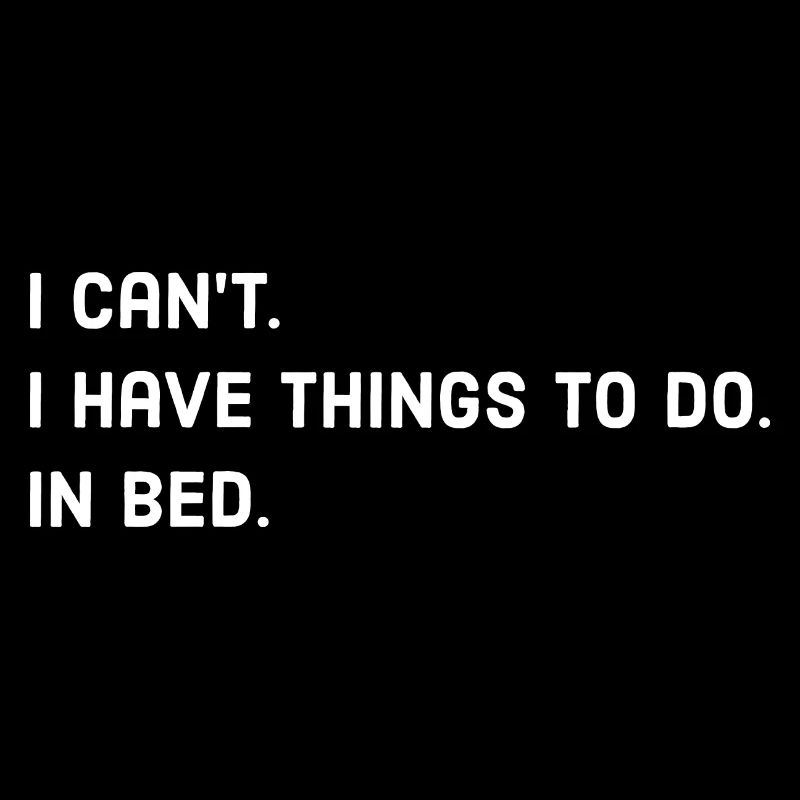 Bett schlafen Spruch