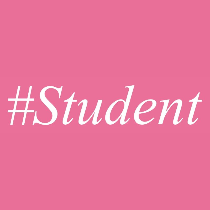 #Student Logo Blanc
