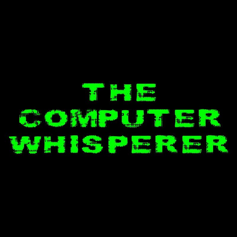 The Computer Whisperer Funny Tech Support Geek