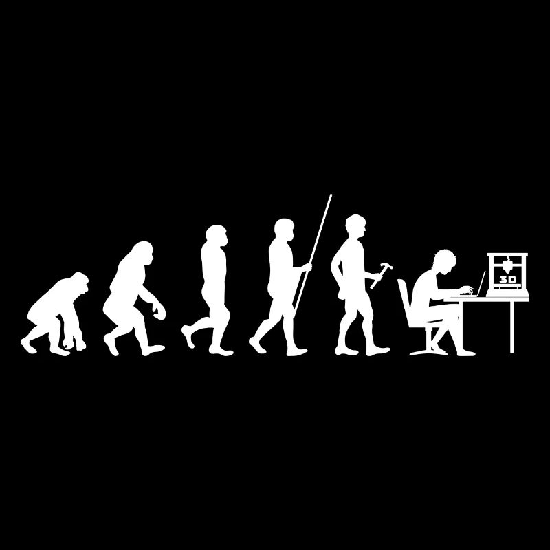 Evolution Imprimante 3D Imprimante Cadeau Chemise