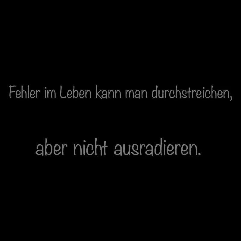 Fehler im Leben