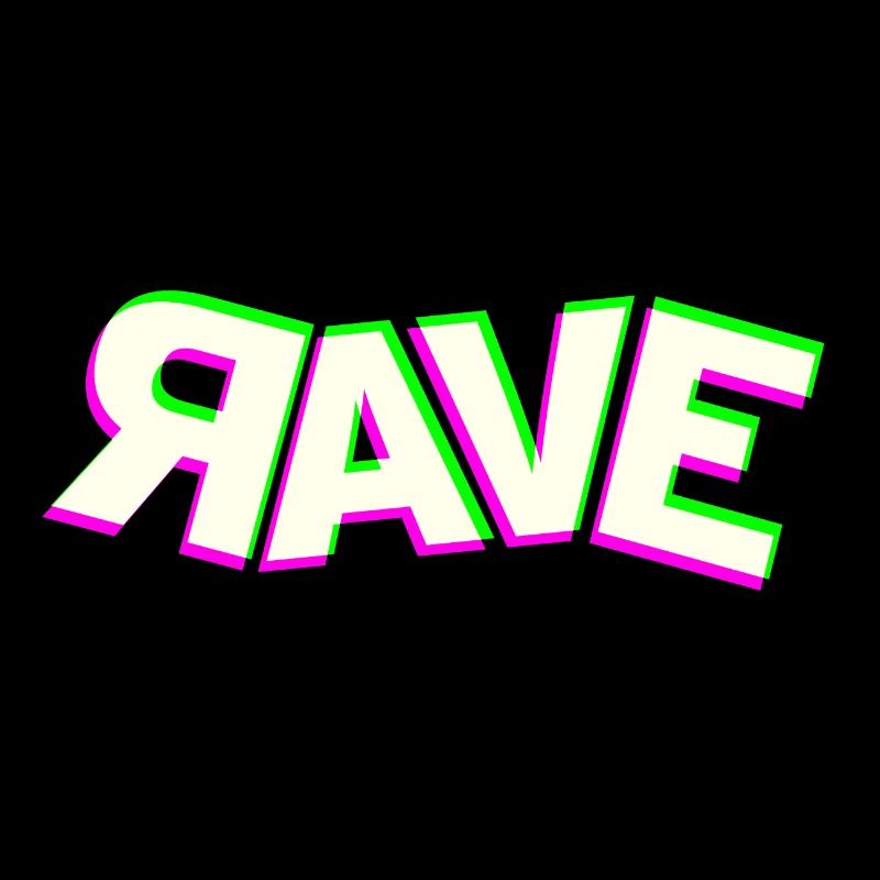 rave dj raver techno dubstep acide house party edm