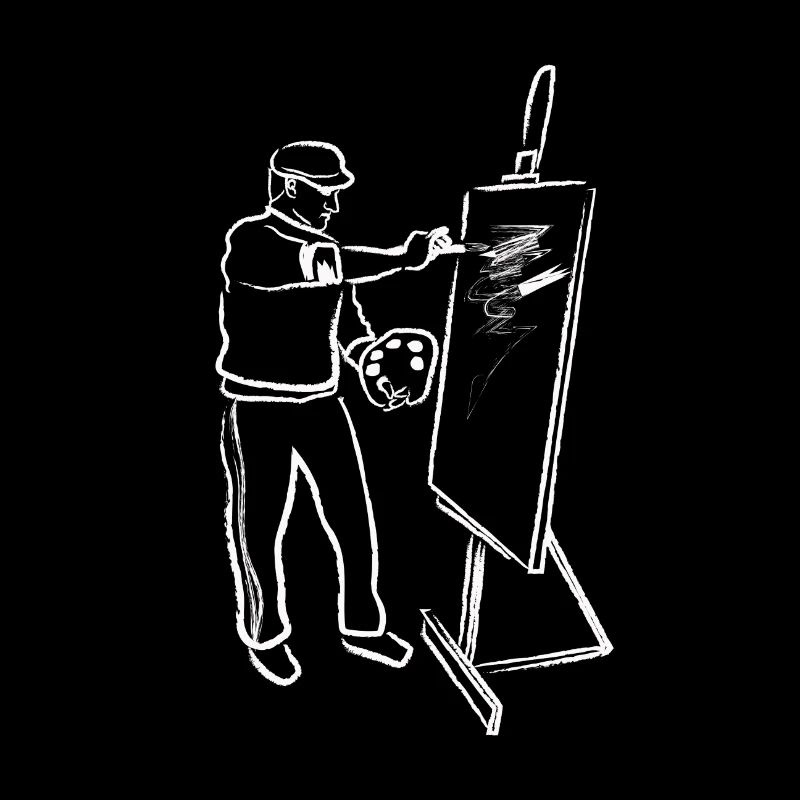Künstler Maler Leinwand Kunst Geschenkidee Hobby