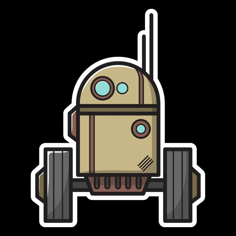 Robot Science Fiction Gift Nerd Future Bot