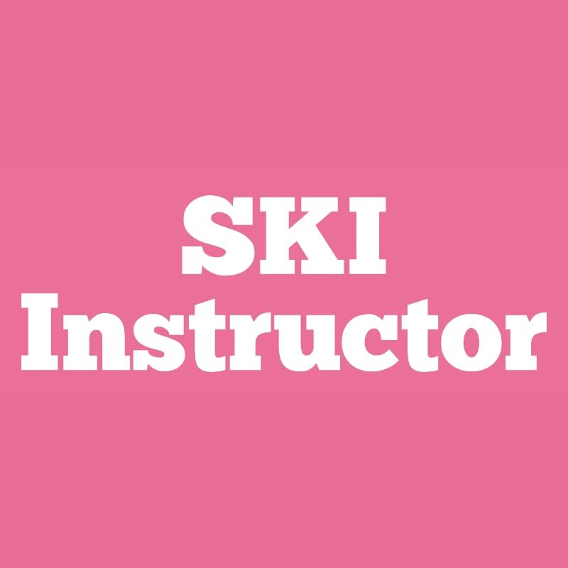 Moniteur de ski | Conception de skieur d'hiver cool