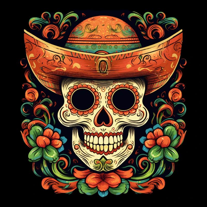 Cinco de Mayo Skull
