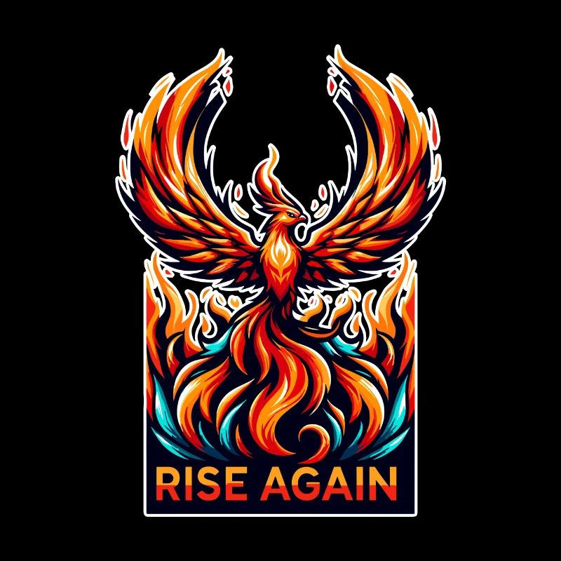 Rise Again - Phönix Illustration