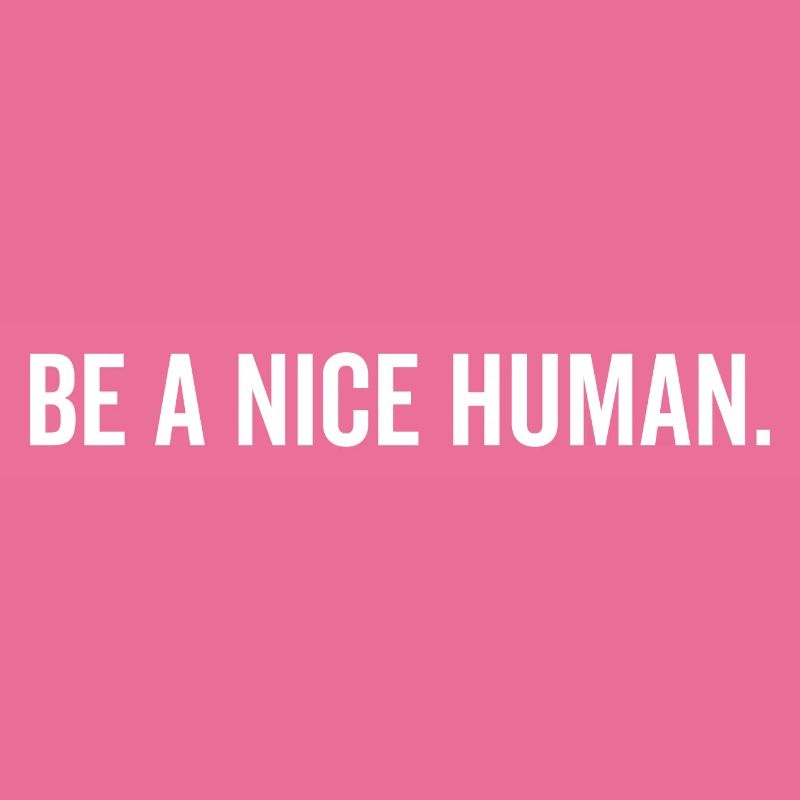 BE A NICE HUMAN