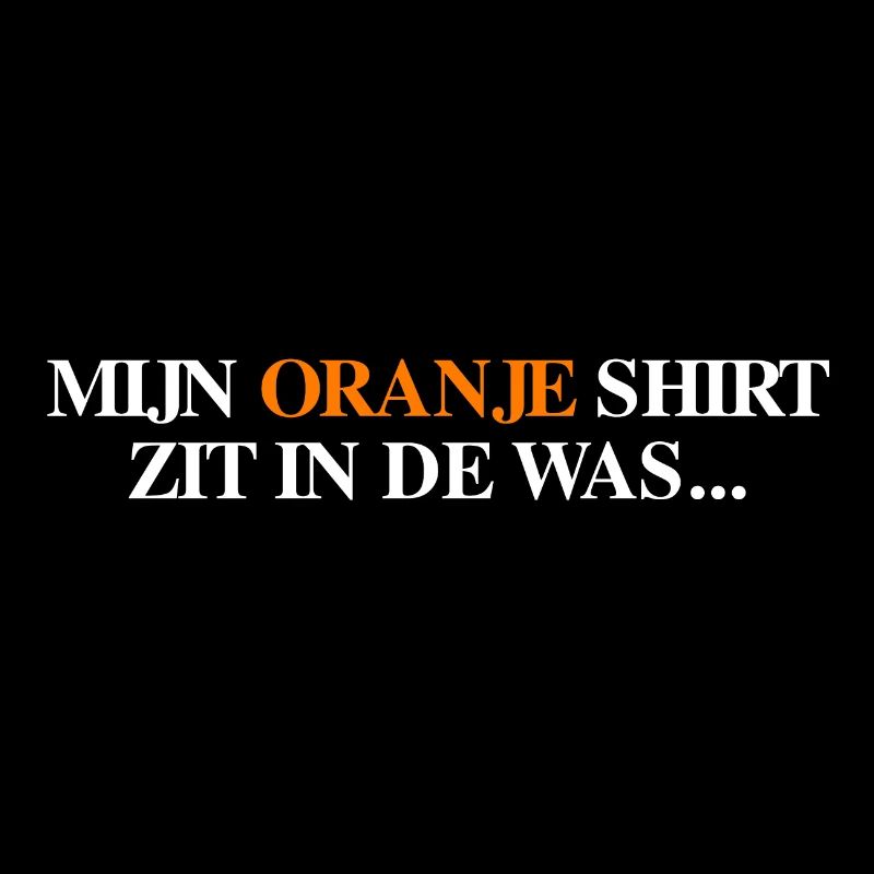 Ma chemise orange est à la lessive