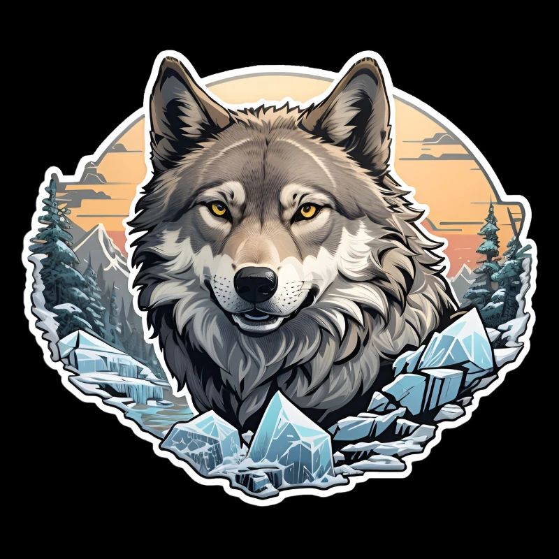 Permafrost-Wolf