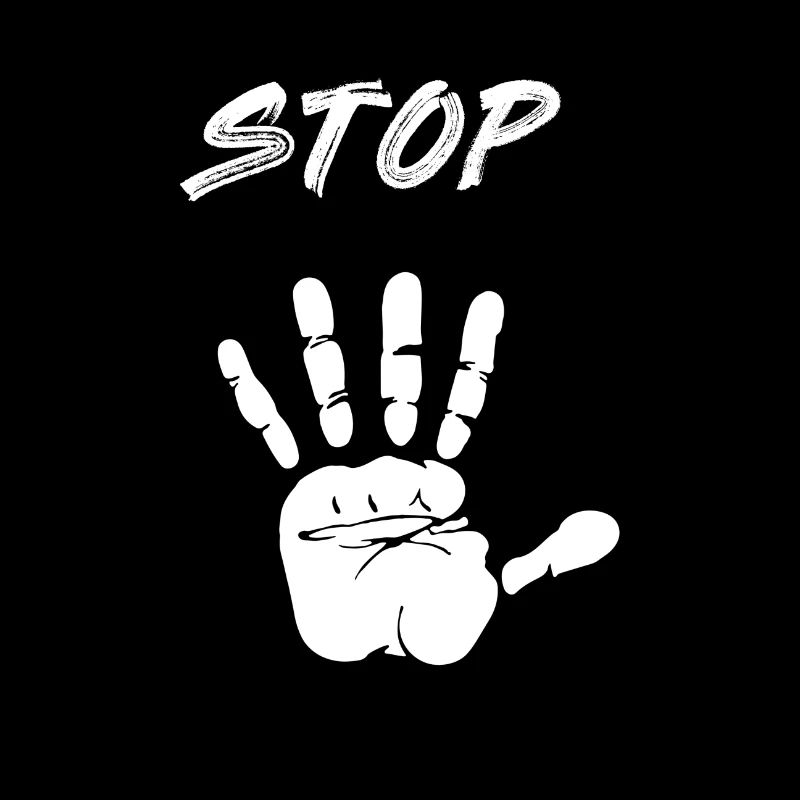 stop hand design