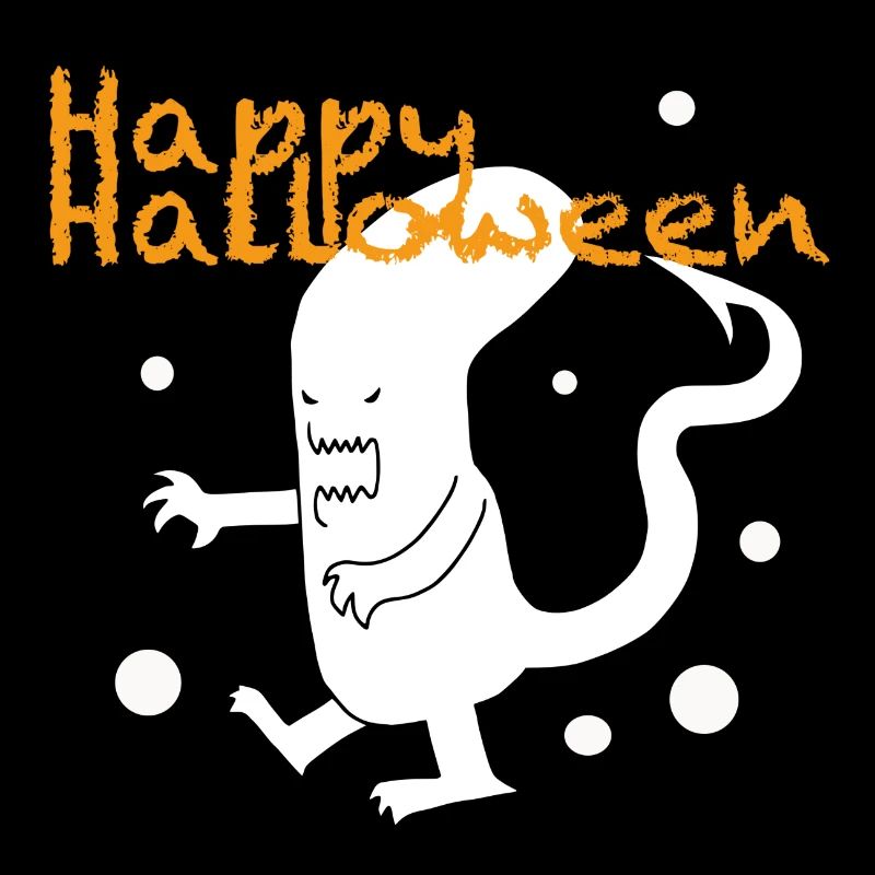 Halloween monstre blanc