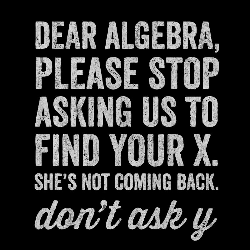 Maths, maths, prof de maths, prof de maths,