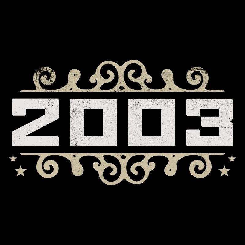 Millésime 2003 Rétro Anniversaire 2003 Millésime 2003