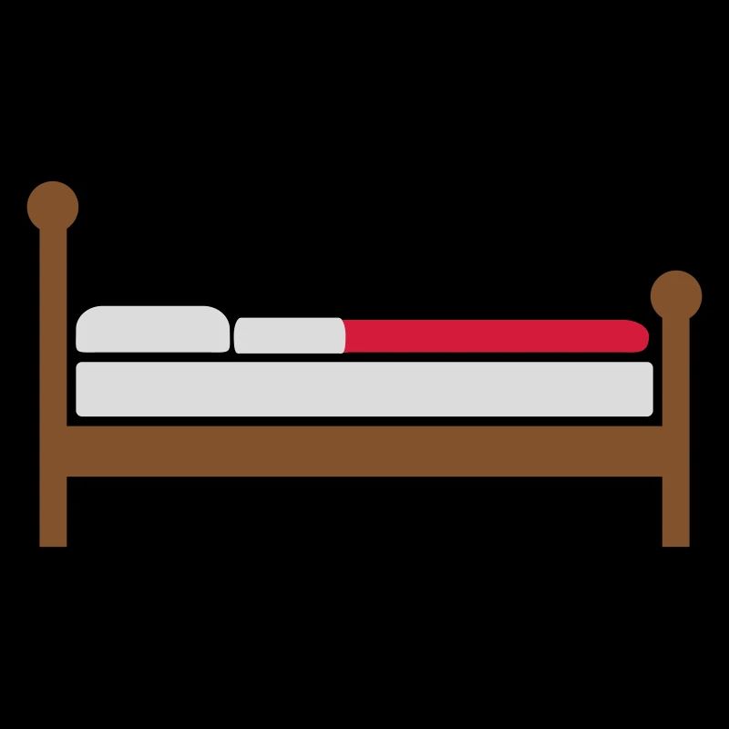 Cozy Bed Clipart Logo