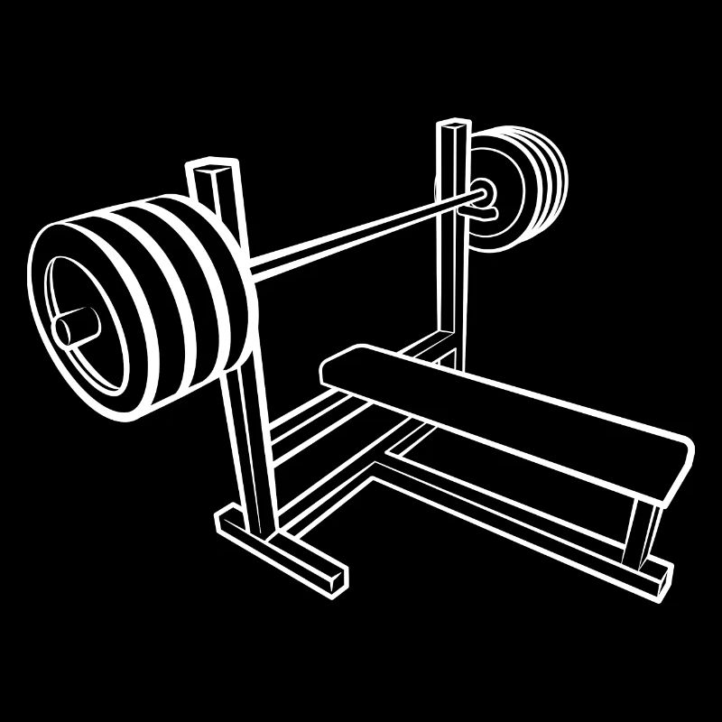 Bench press weight training muscle building training