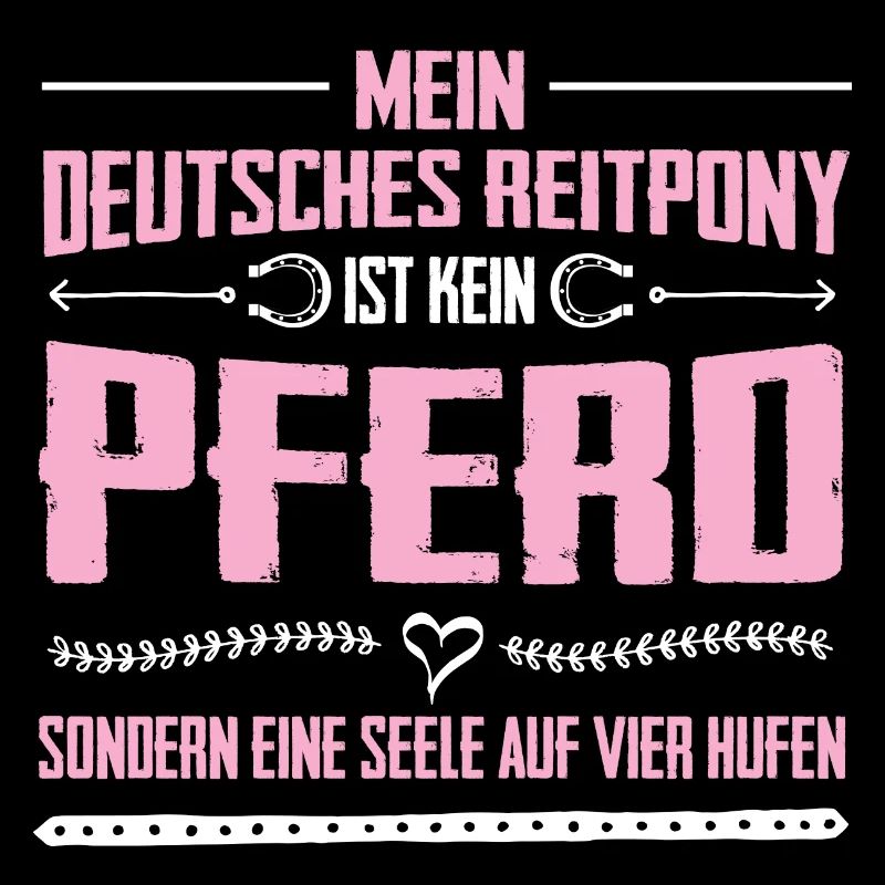 Deutsches Reitpony Seele Auf Hufen Geschenk