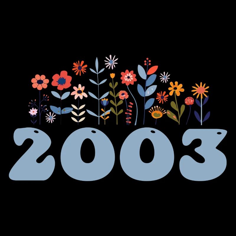 2003 Floral Pattern 2003 Floral Theme Flowers 2003