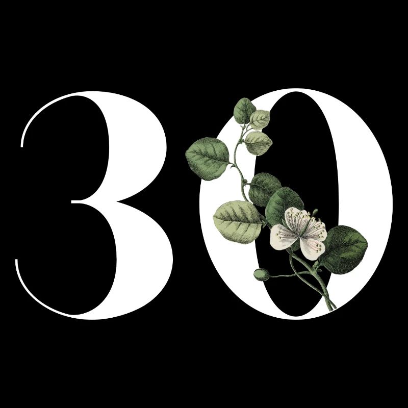 Nummer 30 Blumengrün - 30. Blumengeburtstag