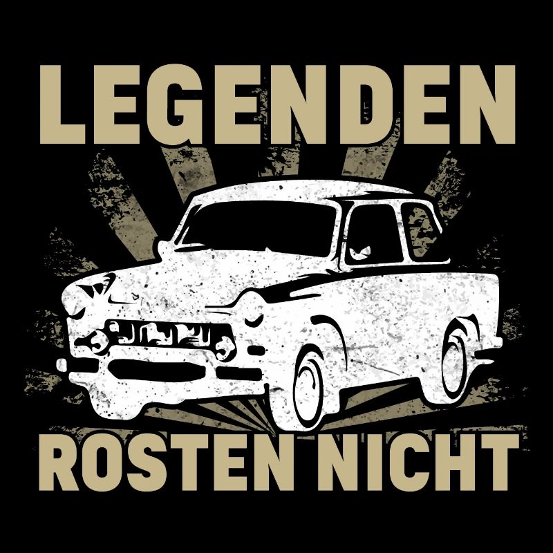 Trabi Trabbi  Pappe DDR Fahrzeug Sprüche