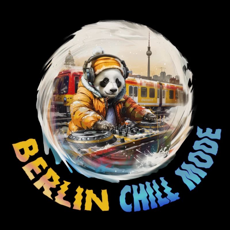 Berlin Chill Mode! – Cool Berlin Panda Souvenir
