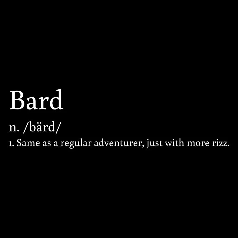 Barde Definition: Rizz