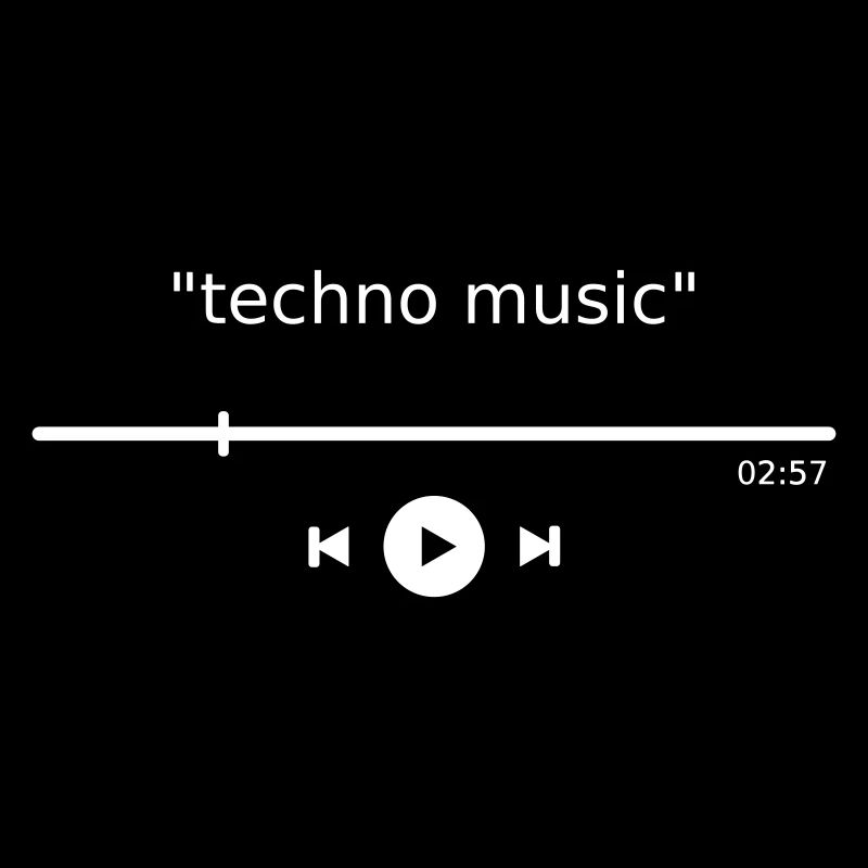 Techno Musik Player "techno music" mp3 Playlist
