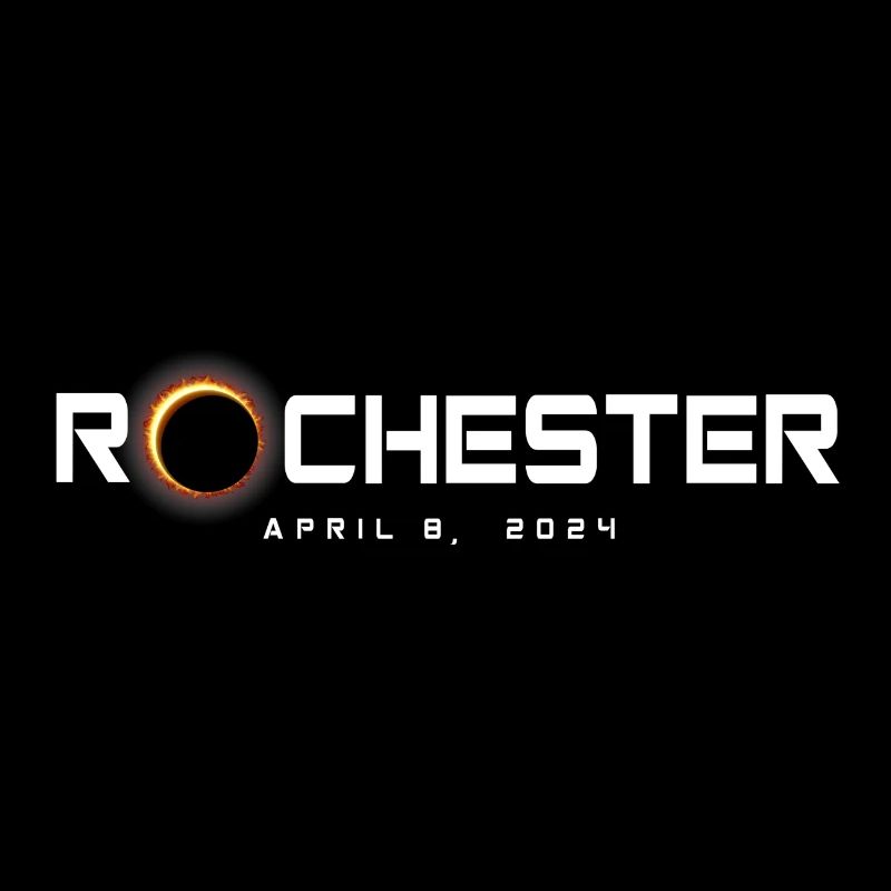Rochester New York 2024 Eclipse Souvenir 8 avril
