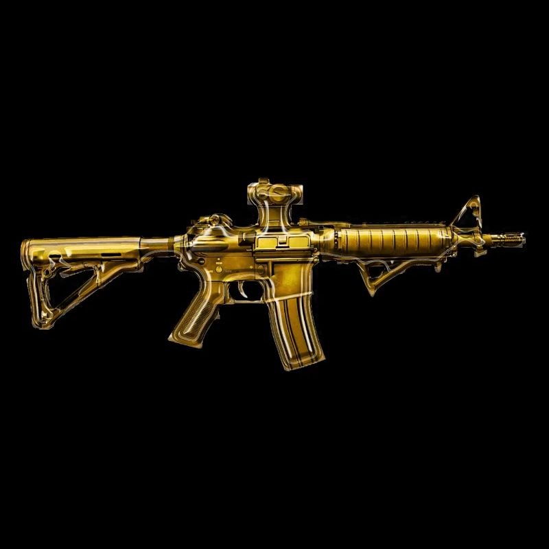 Maschinengewehr Gold