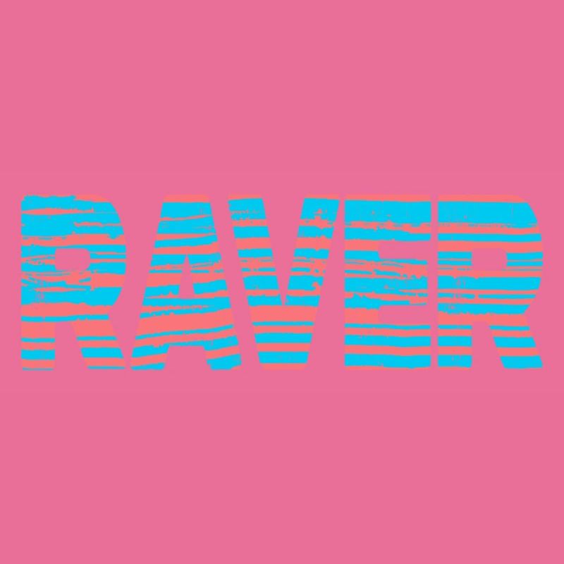 Raver Techno DNB Candy Stripe