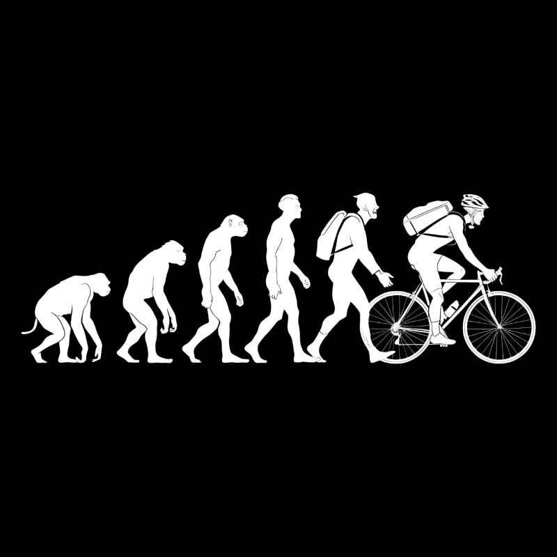 Evolution Radfahren Radfahren Biker Radfahren