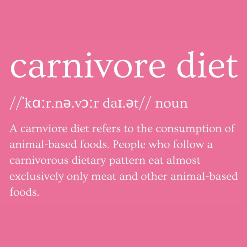 Carnivore Diet