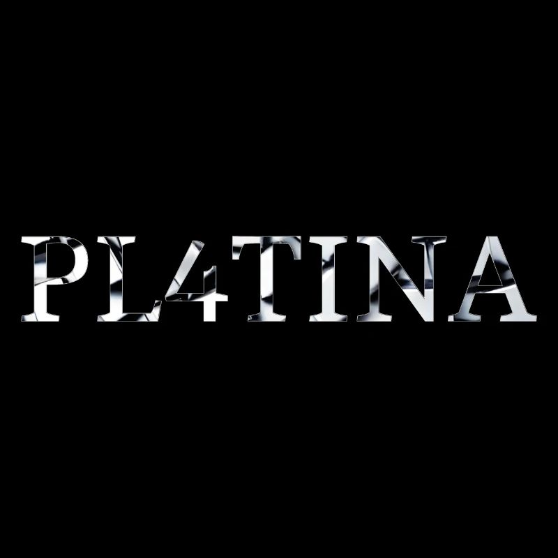 PL4TINA IMPRESSION DU LOGO (ORIGINAL).